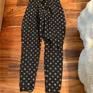 OBERMEYER snow‎ ski kids pants size 18 vintage print made in USA